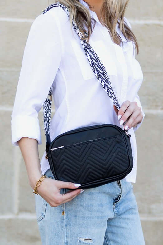 Everly Vegan Leather Camera Crossbody - Stylish & Safe, Crossbody Bags, $ 70.95, A Moment Of Now™