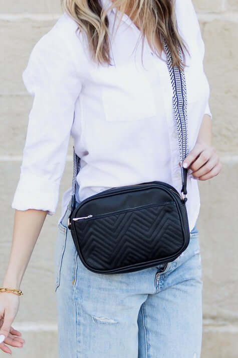 Everly Vegan Leather Camera Crossbody - Stylish & Safe, Crossbody Bags, $ 70.95, A Moment Of Now™