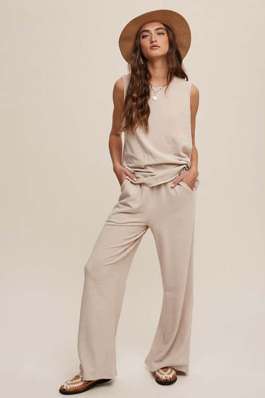 Soft Knit Tank and Sweat Pant Set, Listicle, $ 59.00