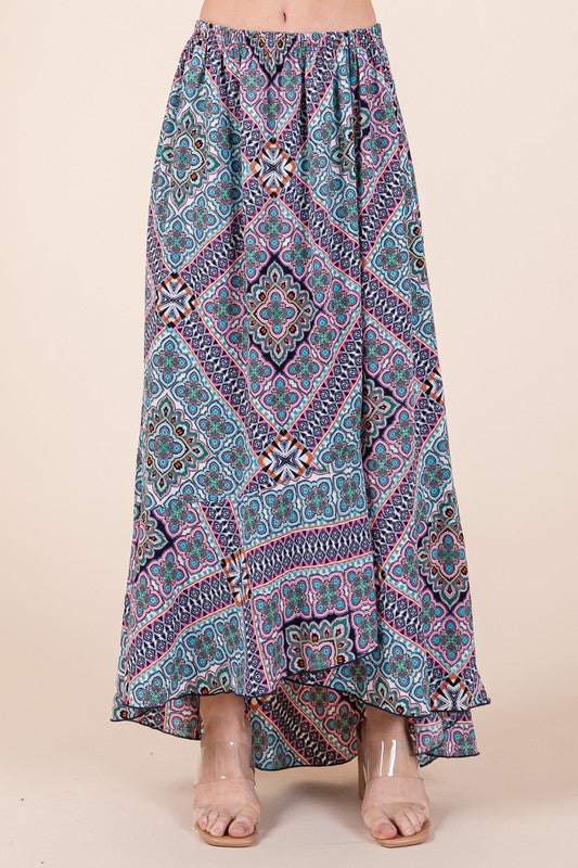 Shop Bohemian Tribal Print Top & Skirt Set | USA Boutique Clothing Online, Skirts, USA Boutique