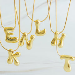Shop Women's Balloon Letter Initial Necklace | Shop Boutique Jewelry, Necklaces, USA Boutique