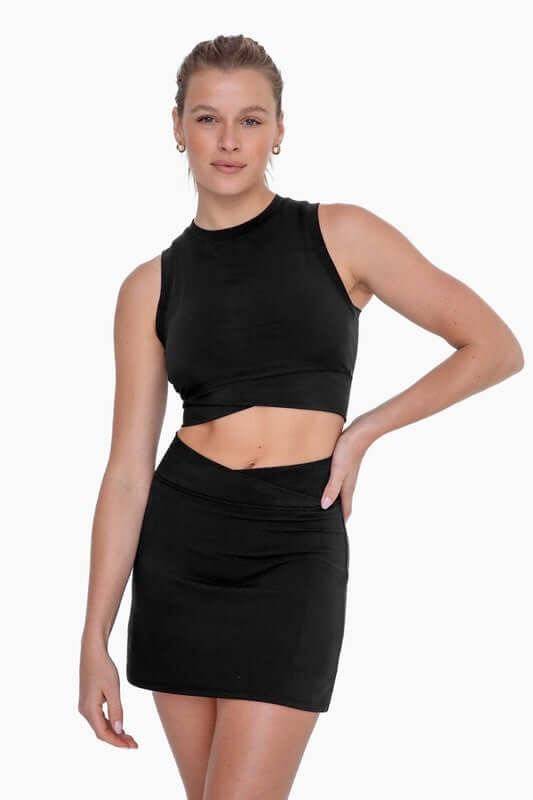 Venice Crossover Activewear Top, Mono B, $ 44.95