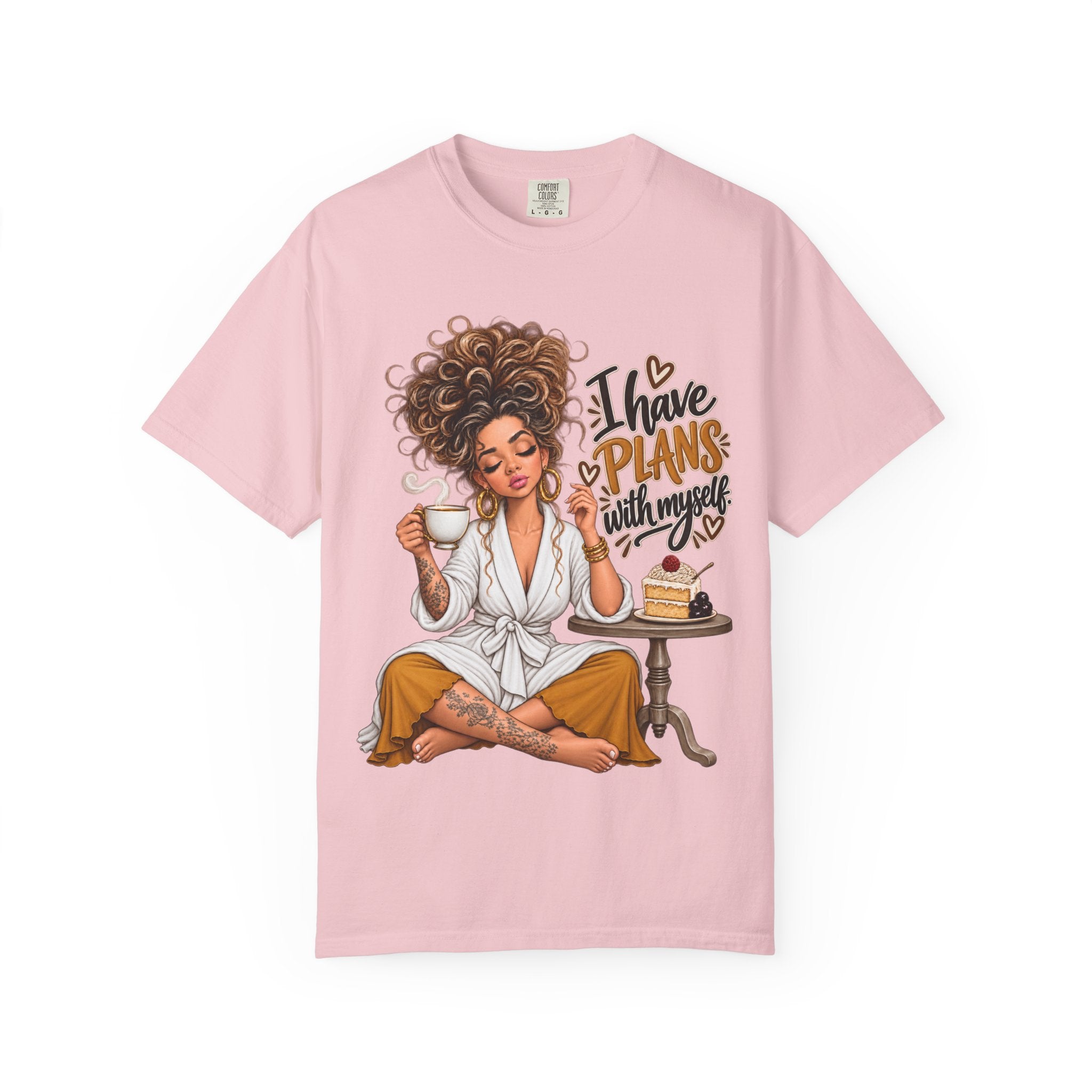 I Have Plans With Myself Relaxed Tee — Self-Care Cozy Shirt - t-shirt product image 14