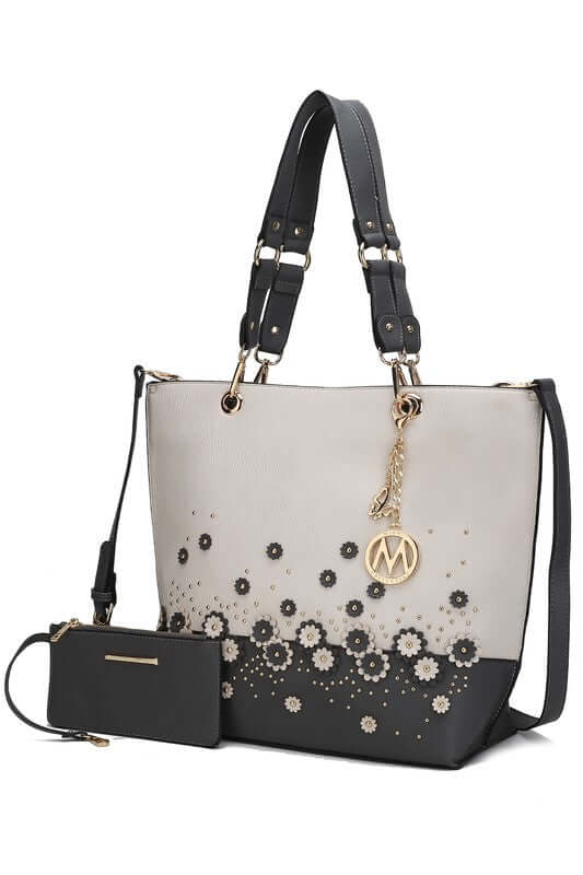 MKF Petra Tote Bag with Wristlet by Mia K, MKF Collection by Mia K, $ 77.00