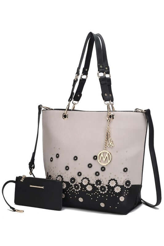 MKF Petra Tote Bag with Wristlet by Mia K, MKF Collection by Mia K, $ 77.00