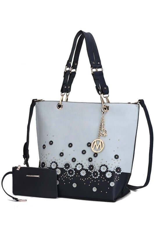 MKF Petra Tote Bag with Wristlet by Mia K, MKF Collection by Mia K, $ 77.00