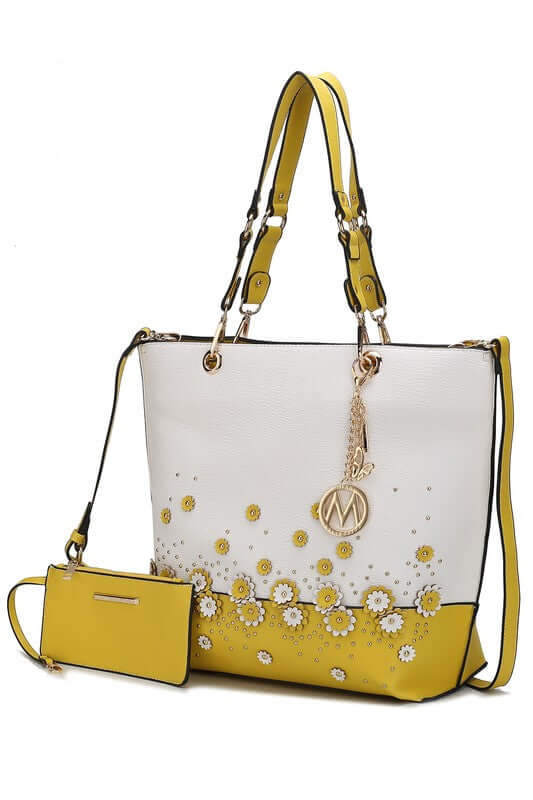 MKF Petra Tote Bag with Wristlet by Mia K, MKF Collection by Mia K, $ 77.00