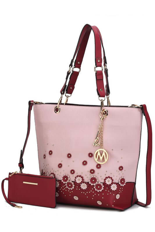 MKF Petra Tote Bag with Wristlet by Mia K, MKF Collection by Mia K, $ 77.00