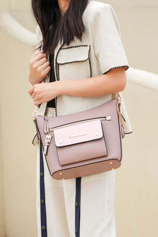 MKF Collection Serenity Color Block Crossbody Bag, Crossbody Bags, $ 60.00, A Moment Of Now™