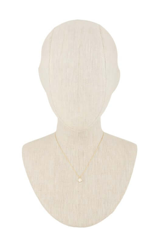 Gold Dipped Clover Pendant Necklace | Good Luck Charm, Necklaces, $ 17.95, A Moment Of Now™