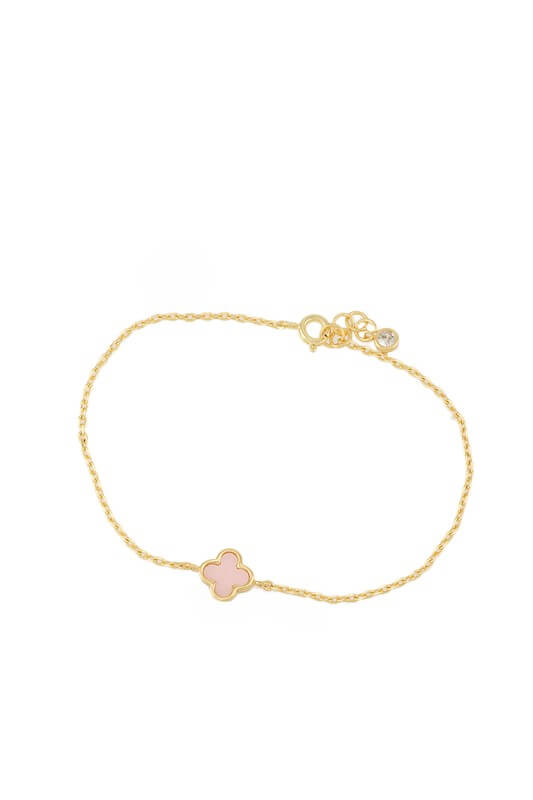 Gold Dipped Clover Pendant Bracelet | Elegant Jewelry, Bracelets, $ 17.95, A Moment Of Now™