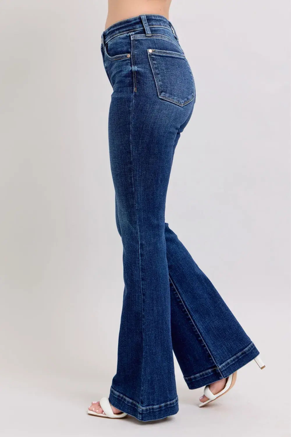 Judy Blue High Rise Flare Jeans with Pockets Plus Size, , $ 65.00, A Moment Of Now™