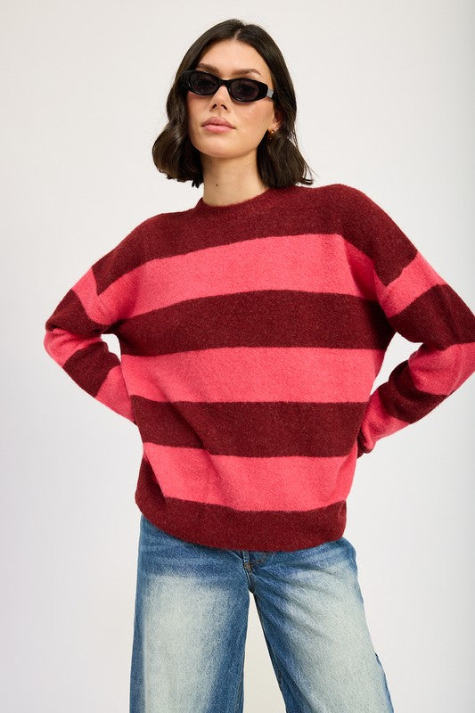 Oversized Striped Jumper Sweater