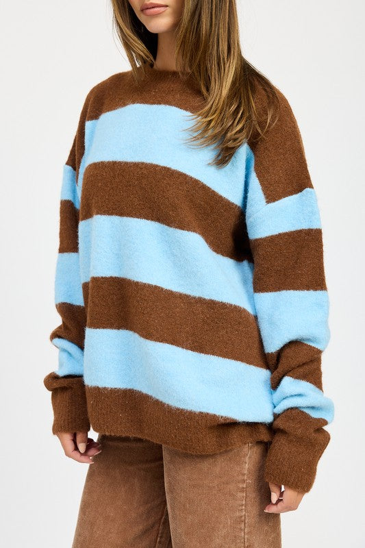 Oversized Striped Jumper Sweater