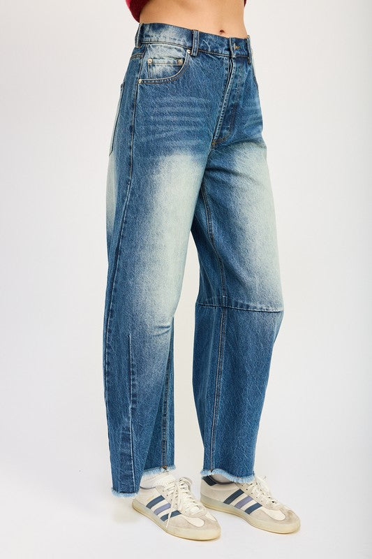 Medium Wash Horses Show Jeans