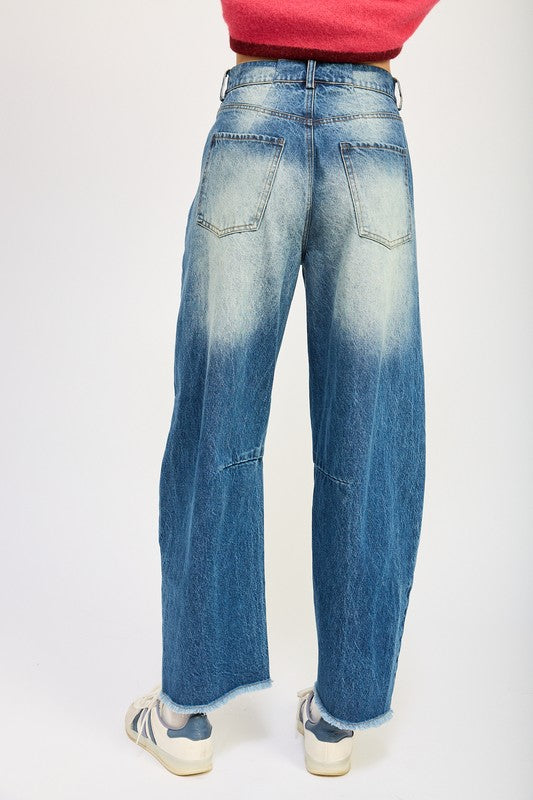 Medium Wash Horses Show Jeans