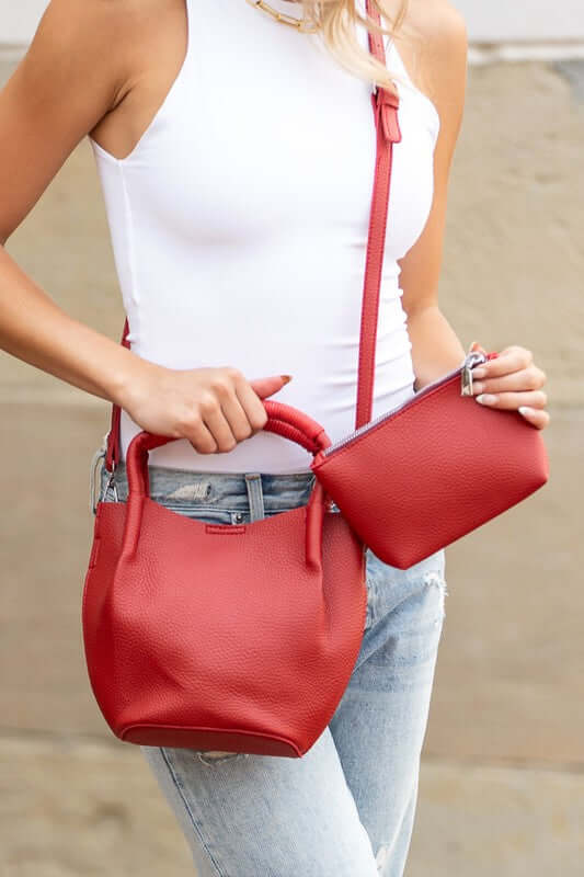 Drew Mini Bucket Crossbody Tote Bag – Chic & Practical, Crossbody Bags, $ 45.00, A Moment Of Now™