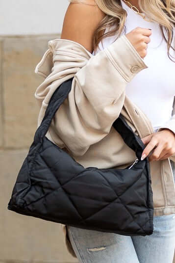 Harper Quilted Shoulder Bag Handbag - Luxury & Style, Shoulder Bags, $ 45.00, A Moment Of Now™