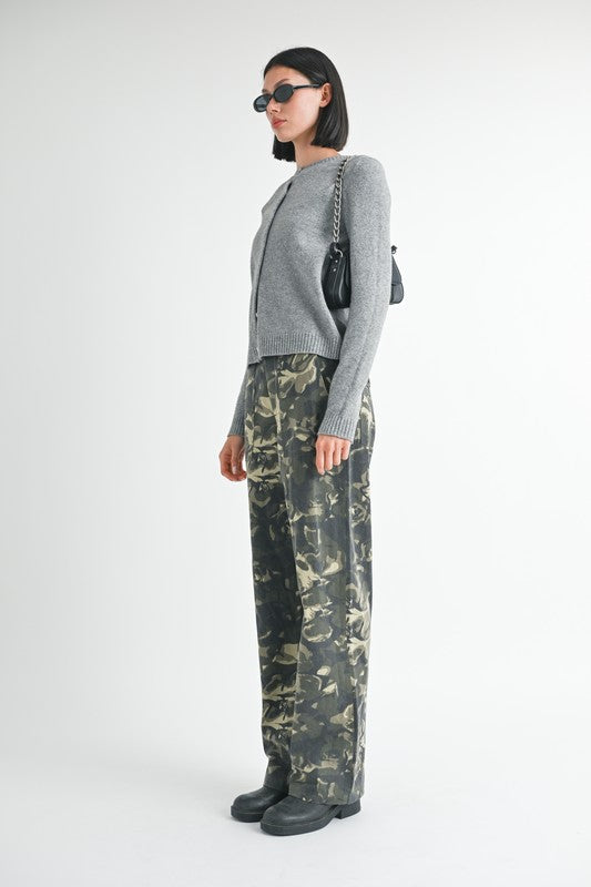 Vintage Camo Straight Leg Pants