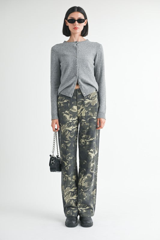 Vintage Camo Straight Leg Pants