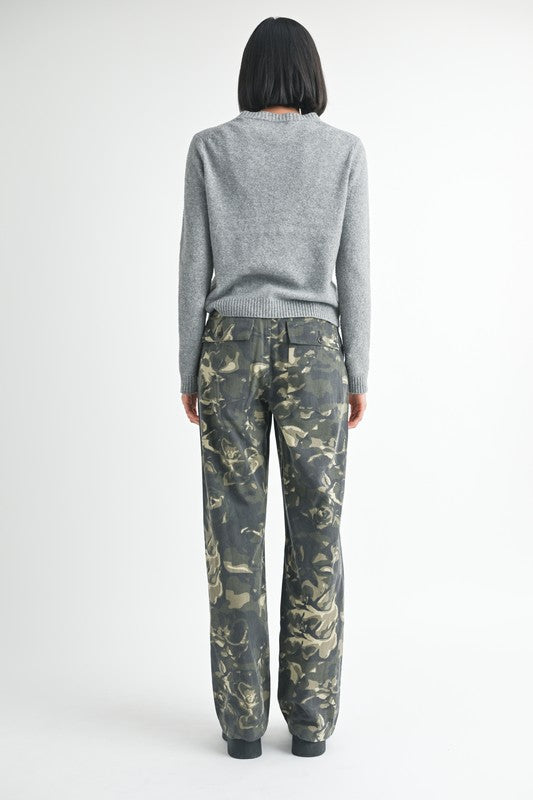 Vintage Camo Straight Leg Pants