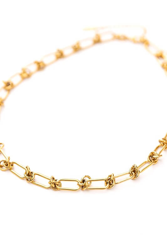 18k Stainless Steel Barbed Wire Chain Necklace, Necklaces, $ 15.00, A Moment Of Now™