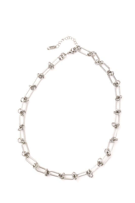 18k Stainless Steel Barbed Wire Chain Necklace, Necklaces, $ 15.00, A Moment Of Now™