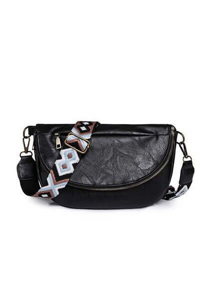Callie Fold Over Leather Crossbody Sling Bag, Sling Bags, $ 47.00, A Moment Of Now™