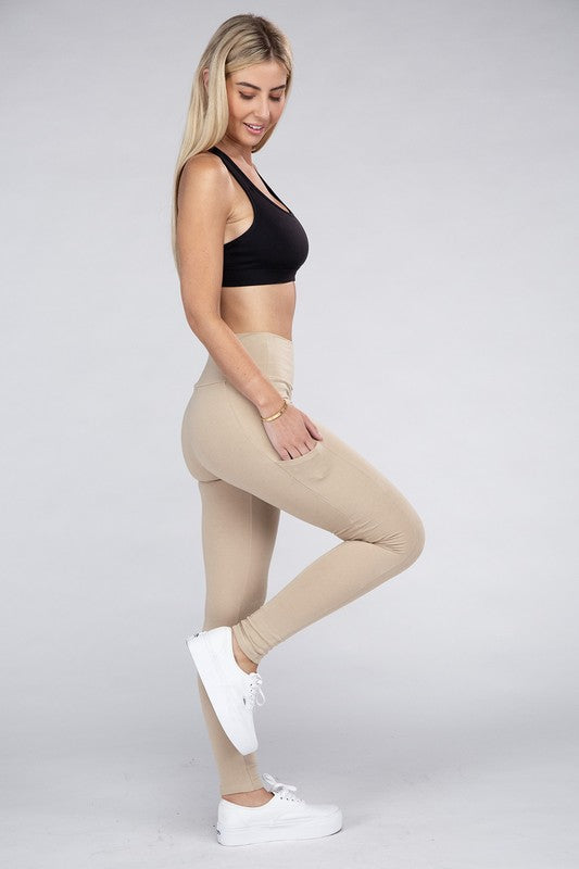 Shop Women's Active Leggings with Concealed Pockets | Boutique Clothing, Leggings, USA Boutique