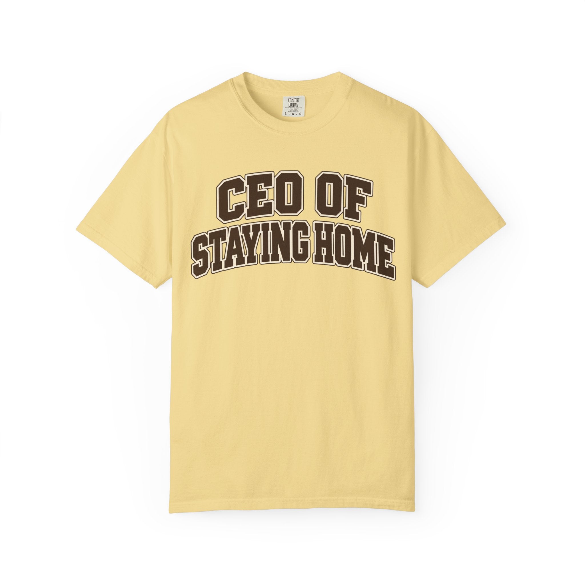 CEO of Staying Home varsity T-shirt product image