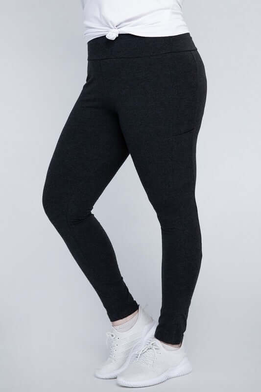 Shop Plus Size Everyday Leggings with Pockets For Women | Boutique Clothing, Leggings, USA Boutique