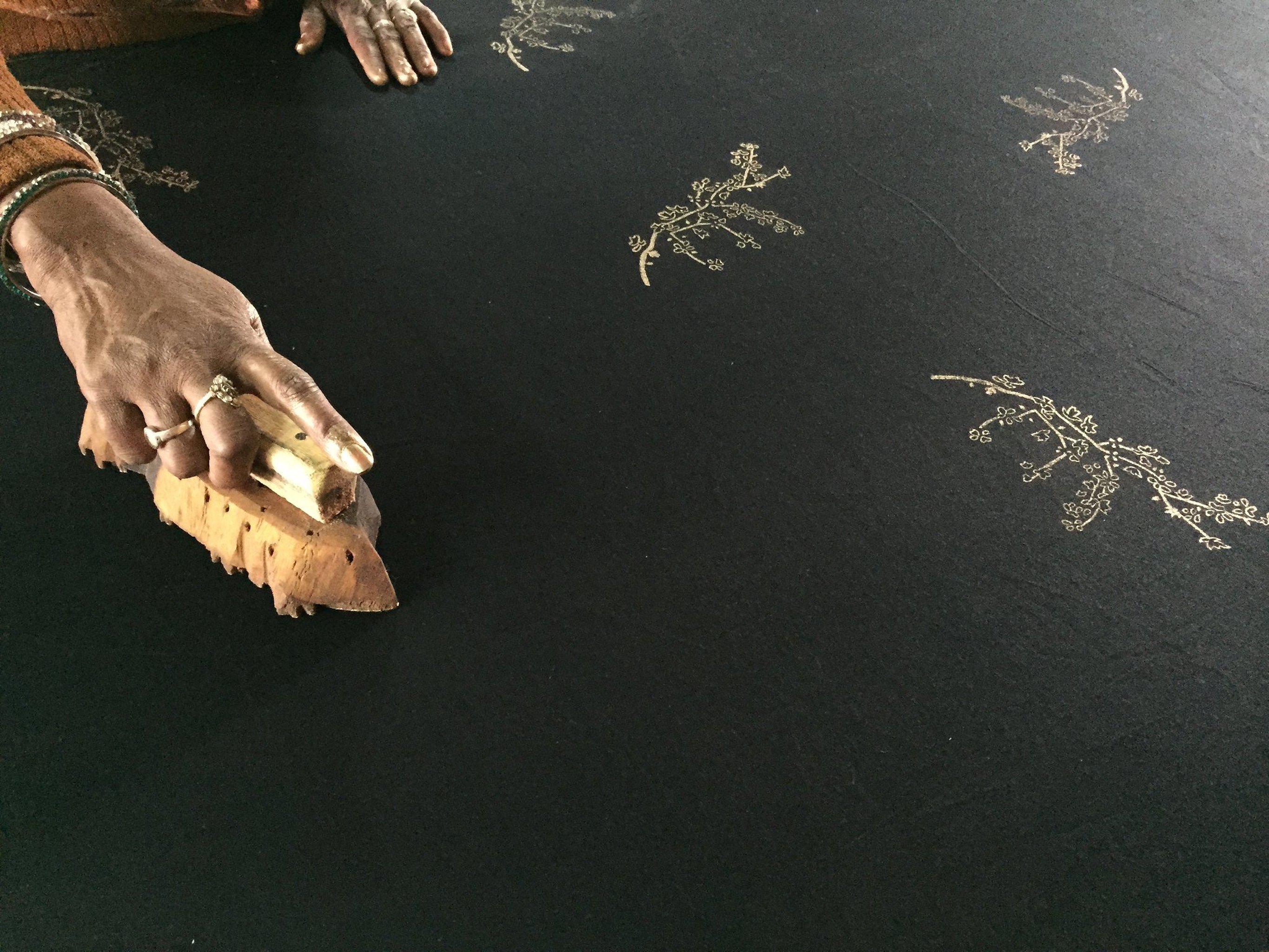 Cherry Blossom Maxi Wrap in Black + Gold | Boutique In USA, Dresses, $ 180.00, A Moment Of Now™