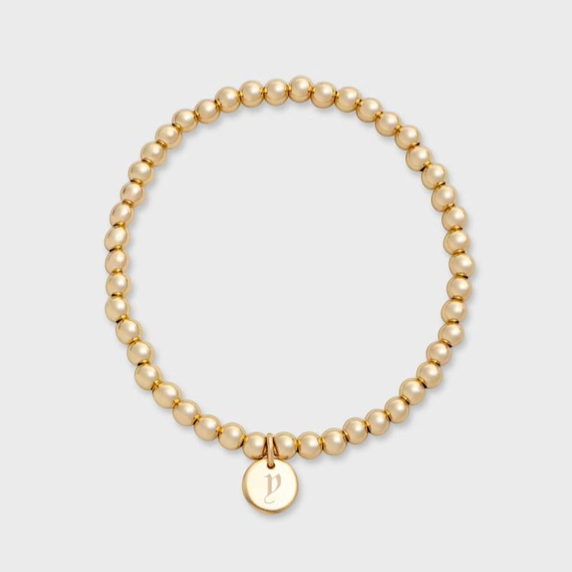 Old English Initial Juno Bracelet 4mm | 14K Gold Filled, Bracelets, $ 84.00, A Moment Of Now™