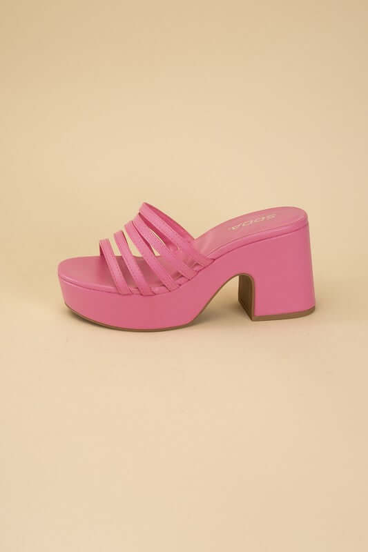 HOLME-S Platform Mule Slides, Fortune Dynamic, $ 45.00