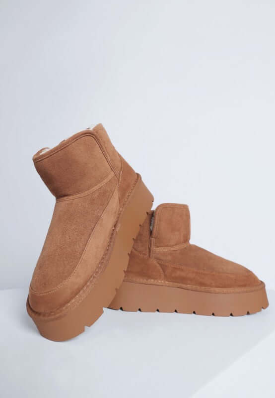 Holias Chunky Heeled Snow Boots for Winter Style, Boots, $ 79.00, A Moment Of Now™