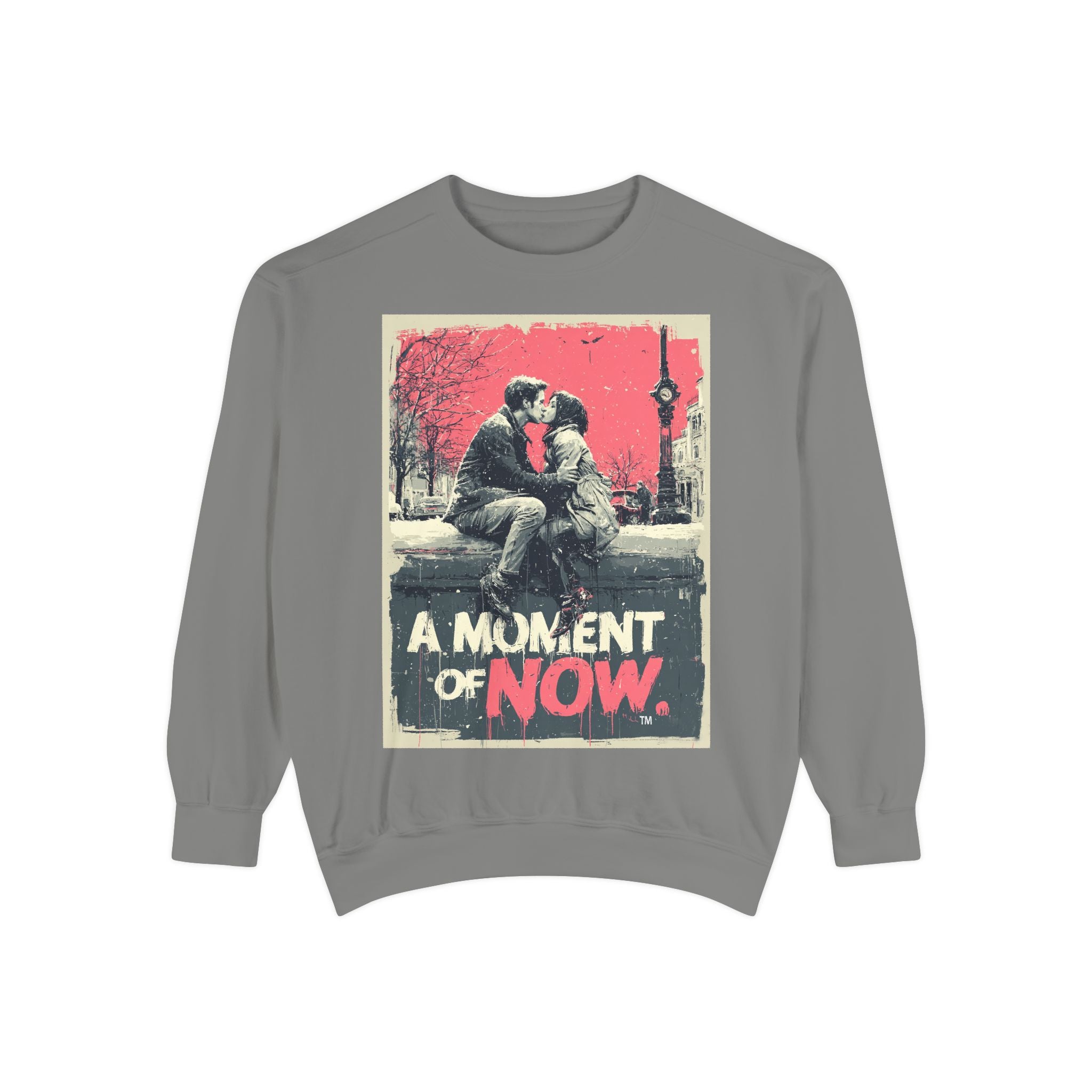 A Stolen Moment Graphic Sweatshirt – Romantic Kiss Crewneck