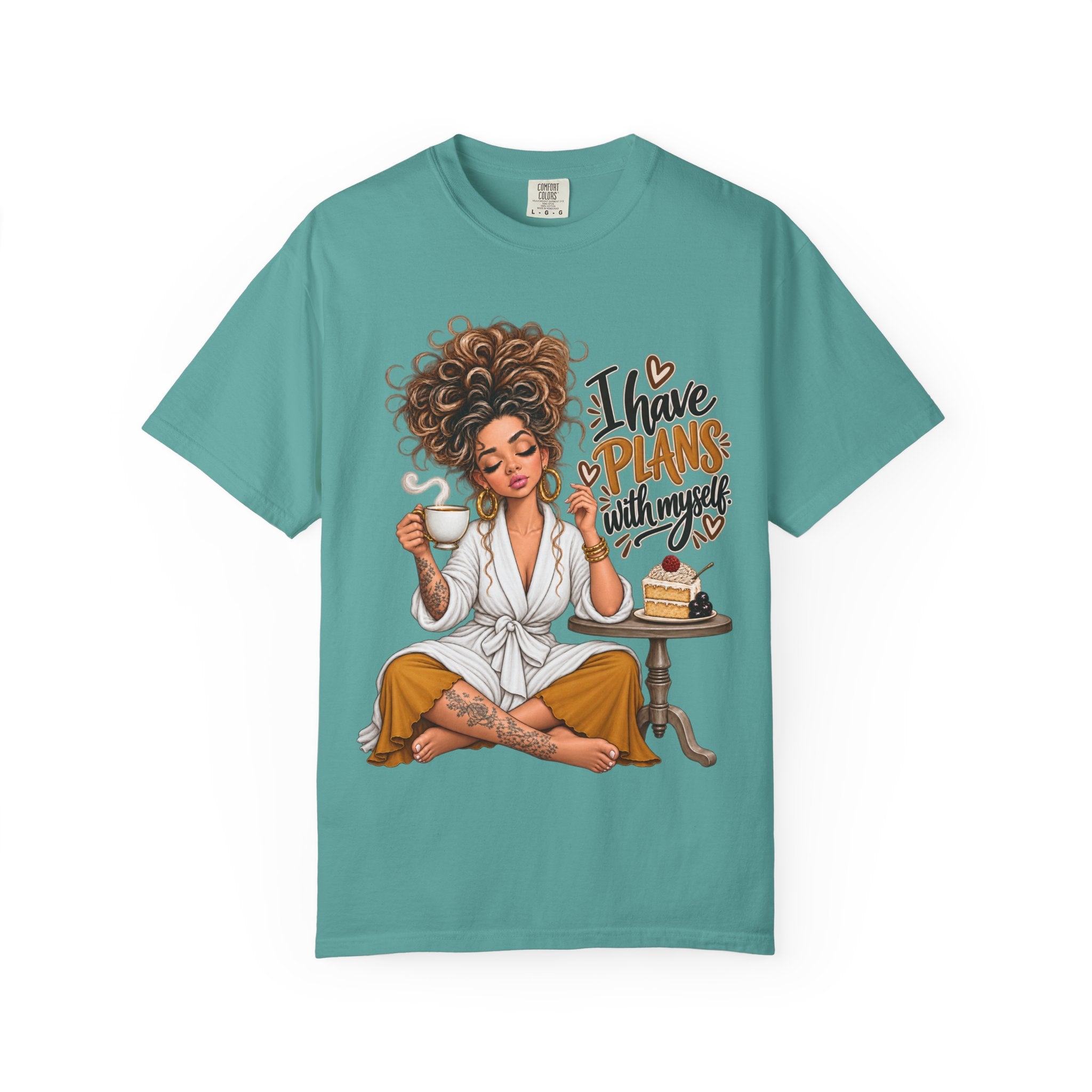 I Have Plans With Myself Relaxed Tee — Self-Care Cozy Shirt - t-shirt product image 7