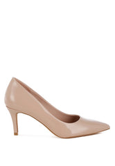 Urbi Blush Patent Stiletto Heel Pumps Heels