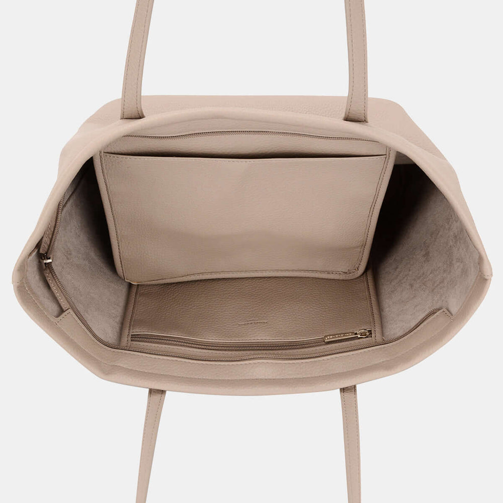 David Jones PU Leather Tote Bag - Chic & Versatile, Totes, $ 49.00, A Moment Of Now™