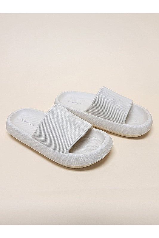 Pillow Slipper Slide Eva Sandals, Let's See Style, $ 43.95