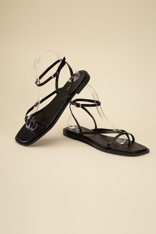 Shop Stylish Strappy Flat Sandals | Women's Fashion Boutique, Sandals, USA Boutique