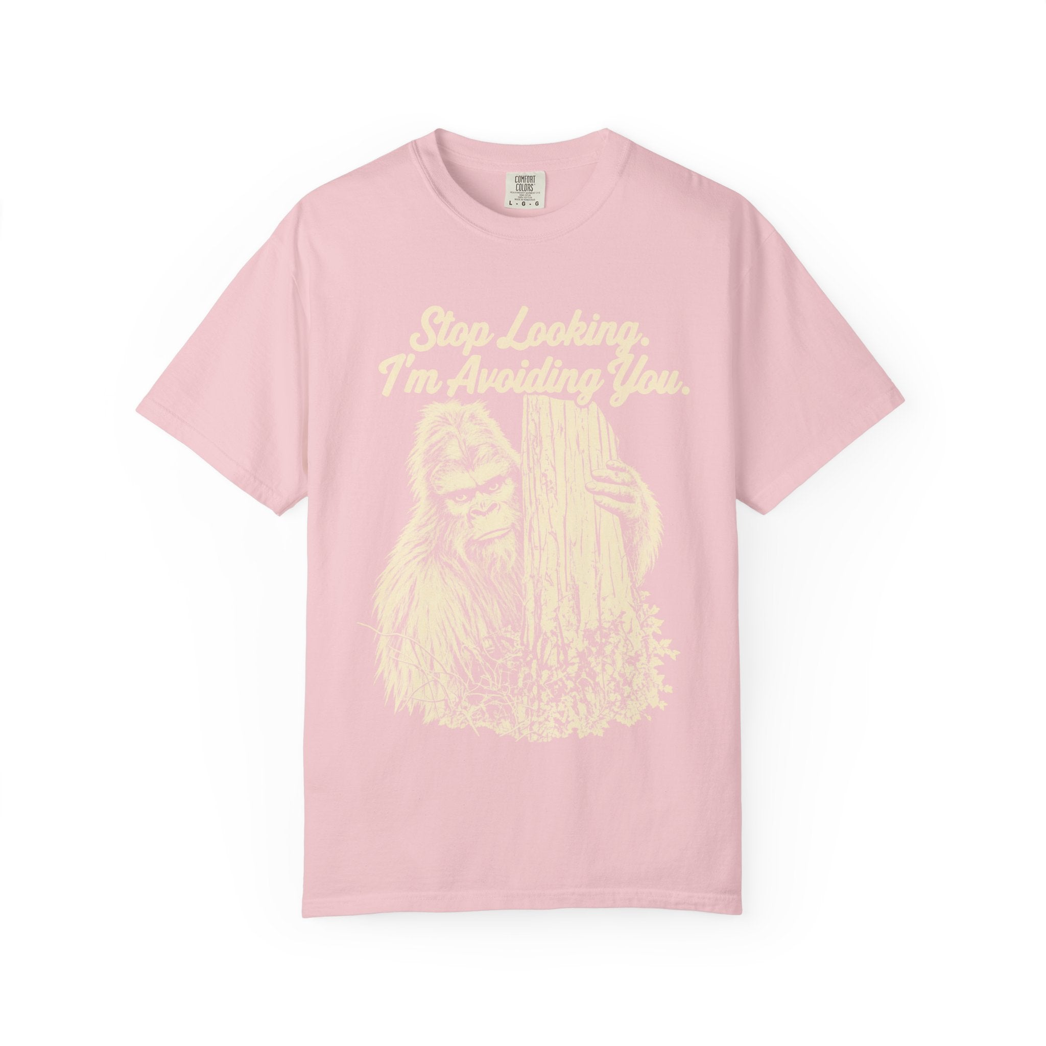 Stop Looking, I'm Avoiding You — Funny Bigfoot T-Shirt