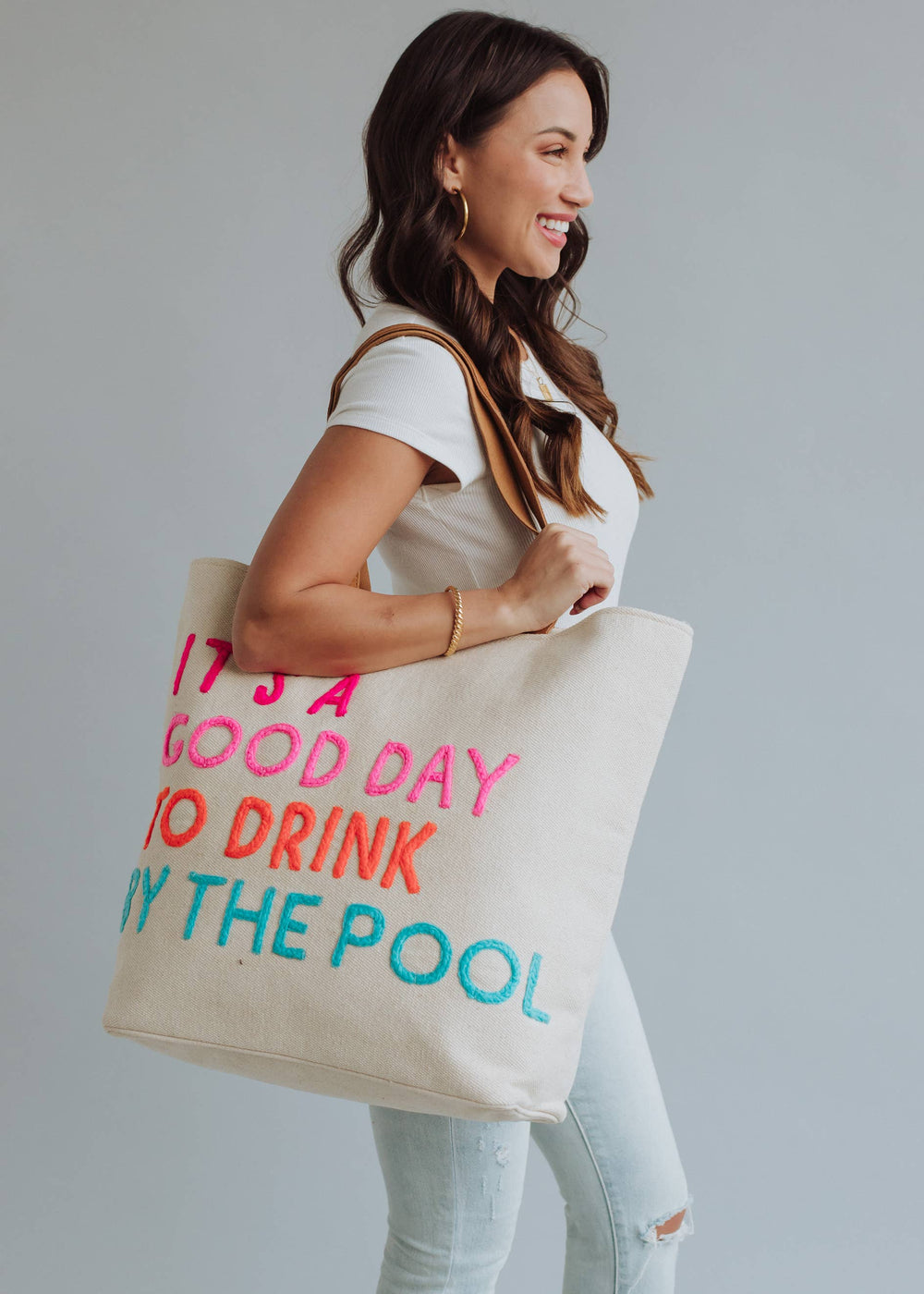Poolside Bliss Tote | Boutique In USA, , $ 89.00, A Moment Of Now™