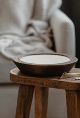 Wooden Bowl 5 Wick Candle