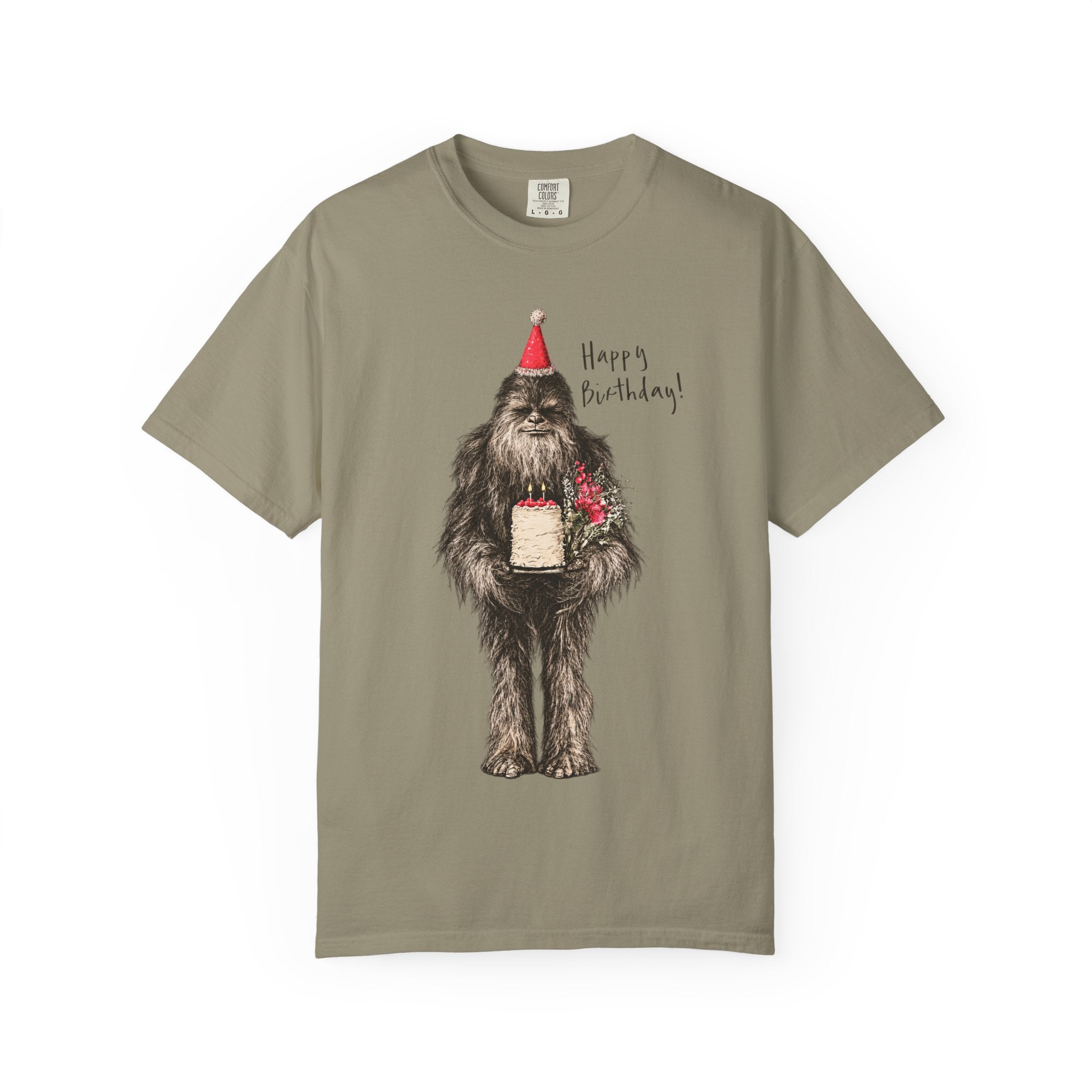 Funny Bigfoot Birthday T-shirt - Birthday Sasquatch Tee