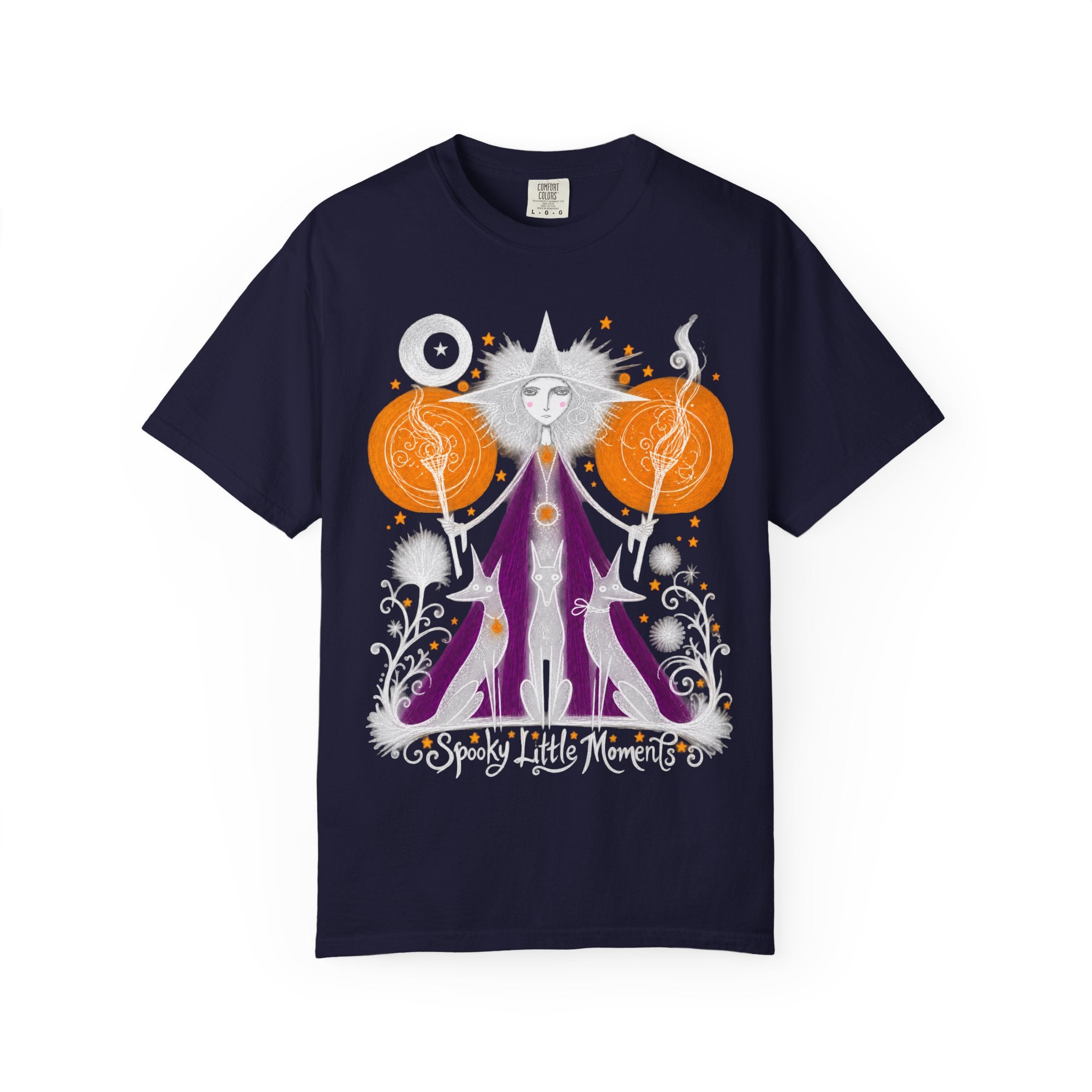 Witch Illustration T-Shirt — Spooky Little Moments Halloween Graphic Tee