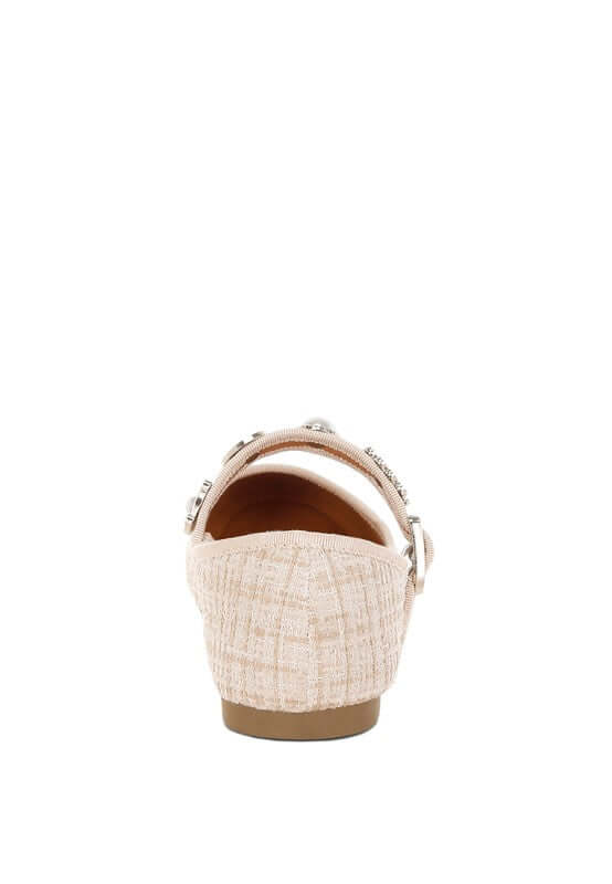 Noyama Charms Embellished Tweed Mary Janes Flats, Mary Janes Flats, $ 70.00, A Moment Of Now™