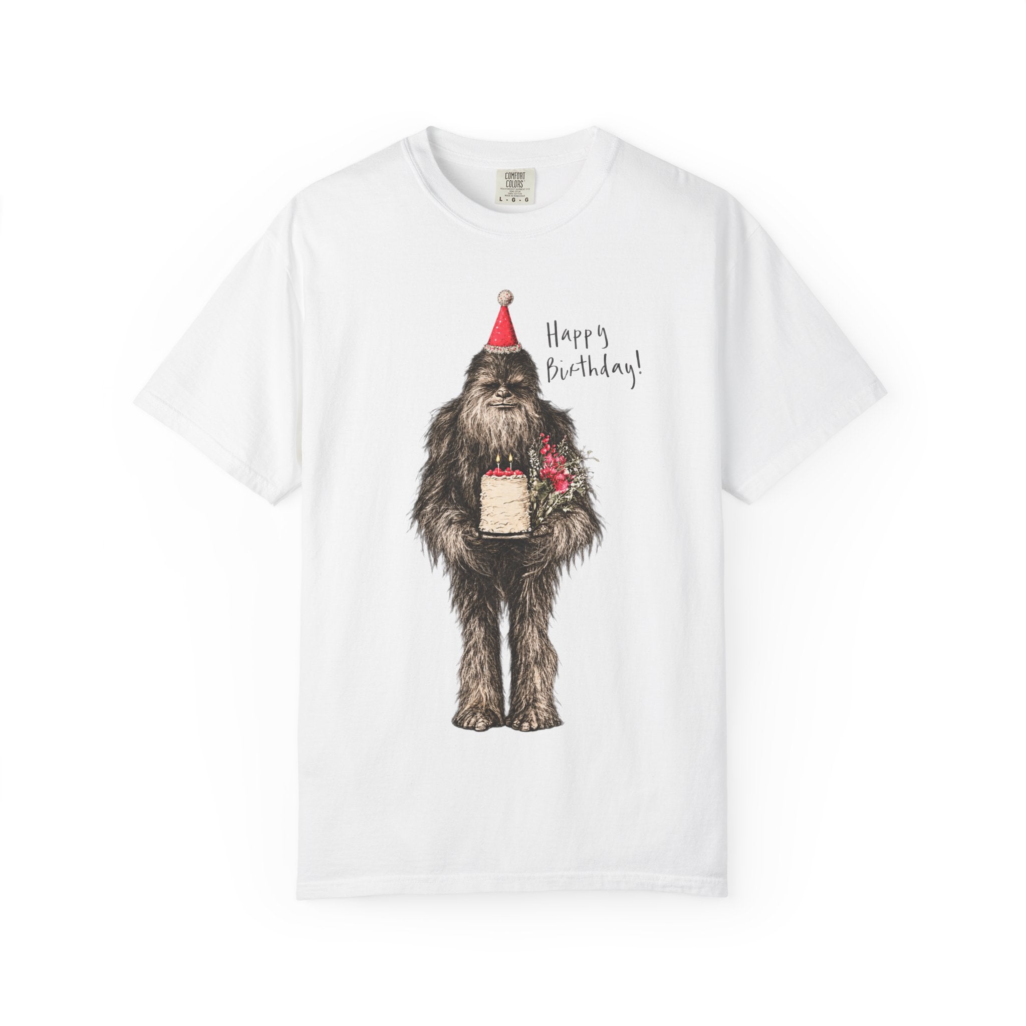 Funny Bigfoot Birthday T-shirt - Birthday Sasquatch Tee