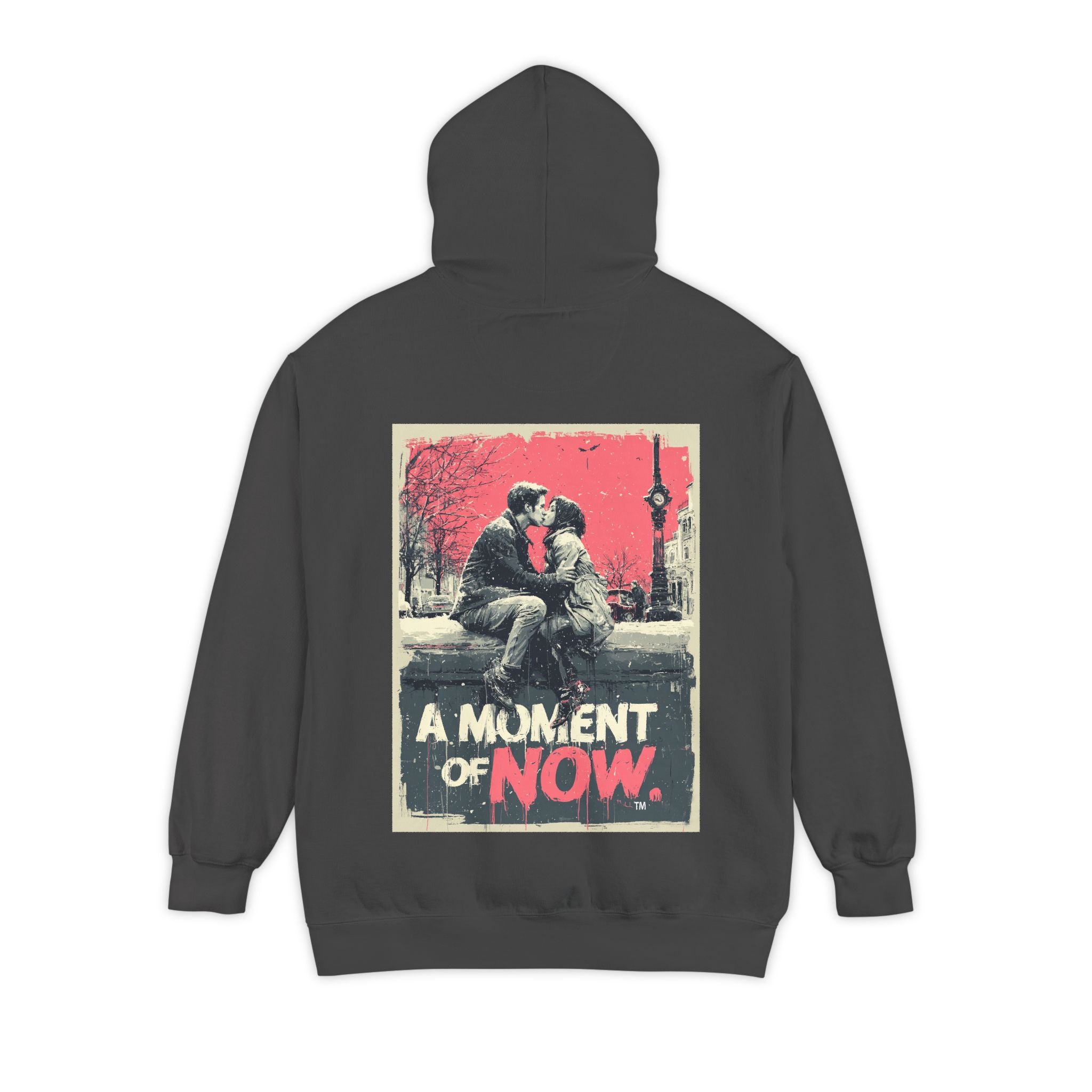 A Stolen Moment Hoodie — Garment-Dyed Graphic Pullover