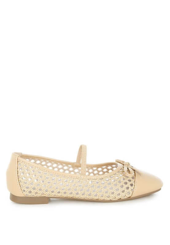 Chic Omela Woven Bow Detail Ballerinas Flats, Ballet Flats, $ 90.00, A Moment Of Now™